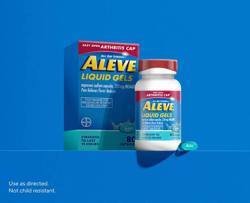 ALEVE ARTHRITIS 220MG LQD GEL CAP 80CT