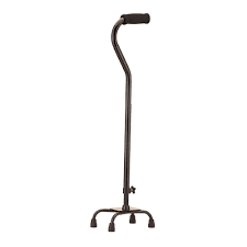 QUAD CANE 5620BK SMALL BASE BLACK NOVA