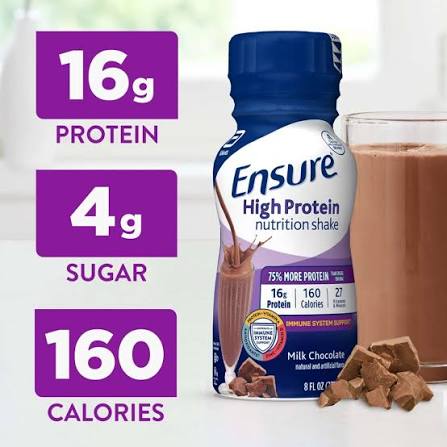 ENSURE HIGH PROTEIN LIQ CHOCOLATE 6X8OZ