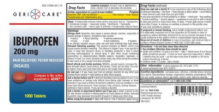 IBUPROFEN 200 MG TAB 1000 GERI