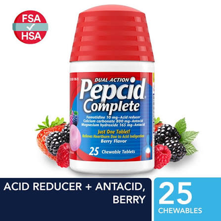 PEPCID COMPLETE BERRY TAB 25