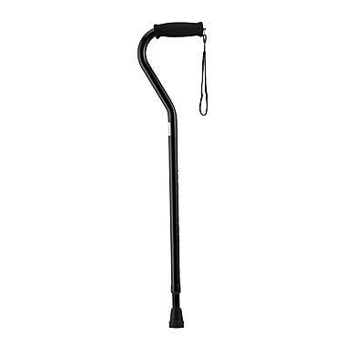 CANE OFFSET W/STRAP BLACK C1060BK- NOVA