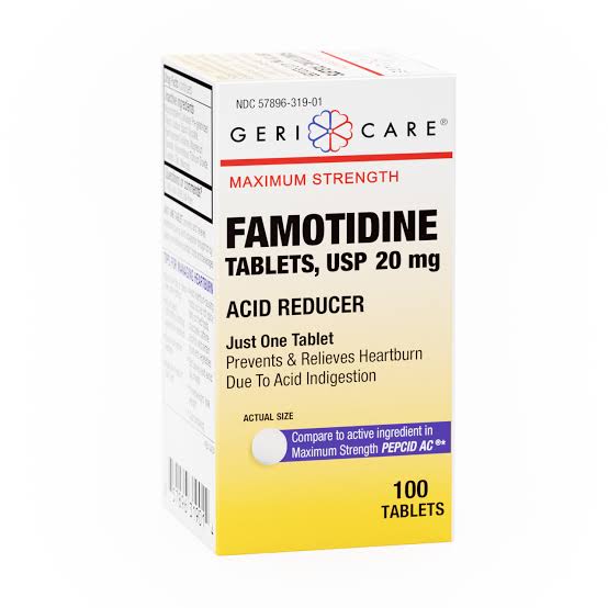 FAMOTIDINE 20 MG TAB 100
