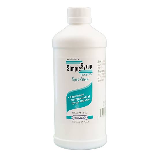 SIMPLE SYRUP 473ML HUMCO