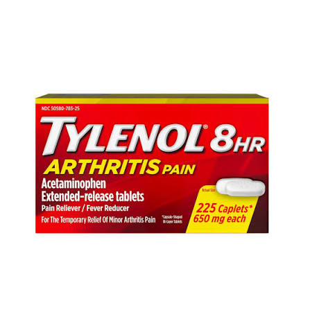 TYLENOL 8HR ARTHRITIS 650MG CPL 225CT