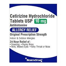 CETIRIZINE 10MG TABLET 100CT MYLAN*