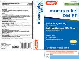 MUCUS RELIEF DM ER 600-30 MG ER TAB 40