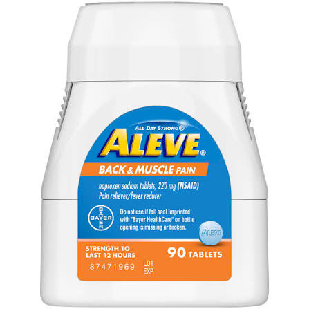 ALEVE BACK AND MUSCLE 220MG TABLET 90CT