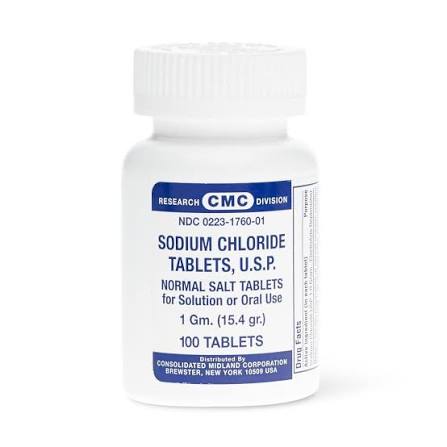 SODIUM CHLORIDE 1 GM TAB 100 (10X10) UD