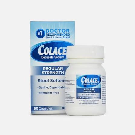 COLACE 100MG CAPSULE 60CT