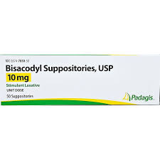 BISACODYL 10 MG SUP 50