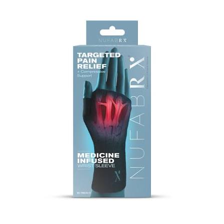 WRIST NUFABRX MED INF PAIN RLF SLEEVE