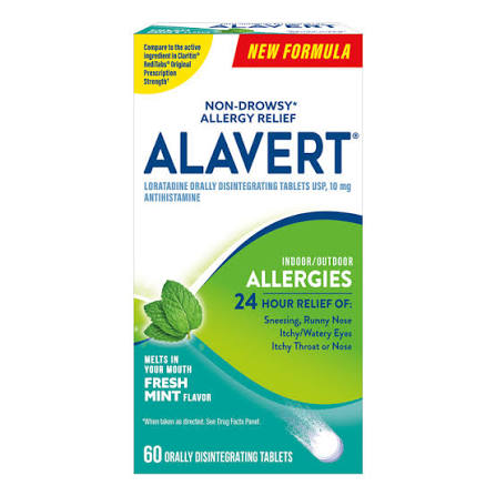 ALAVERT 24HR NON-DROWSY ODT TAB 60CT