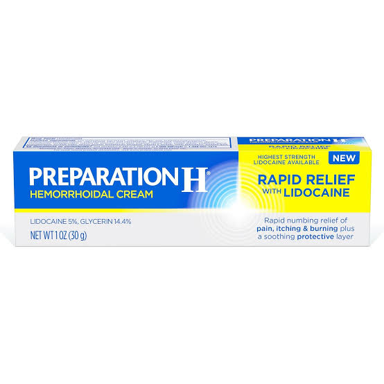 PREPARATION H RPID RLF LIDOCN/PE CRM 1OZ