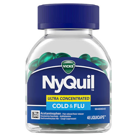 NYQUIL ULTRA CONC COLD & FLU LCP 48CT