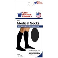 GNP SOCK MEN KNEE 20-30MMHG BLACK XL