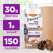 ENSURE MAX PROTEIN CAFE MOCHA LIQ 4X11OZ