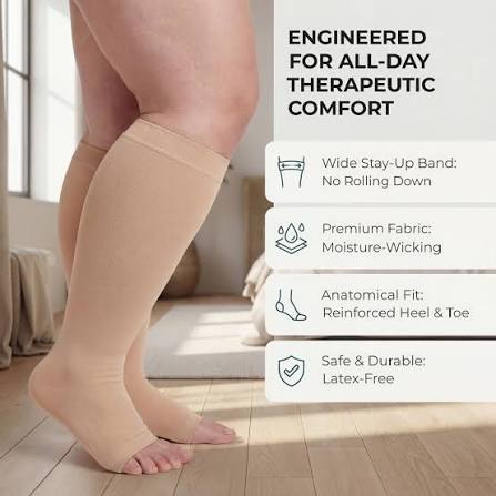 GNP STOCKING UNSX KN OT 20-30MMHG BGE 2X