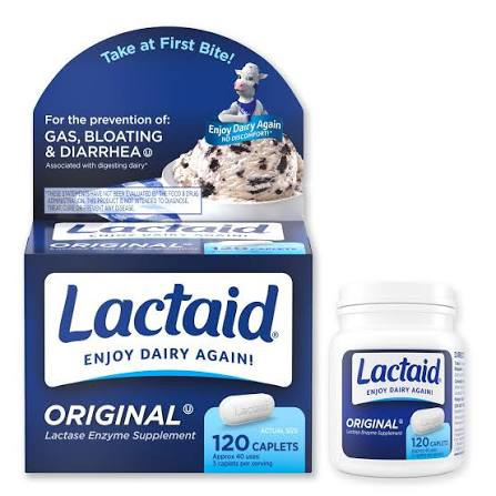 LACTAID CAPLET ORIGINAL 120CT