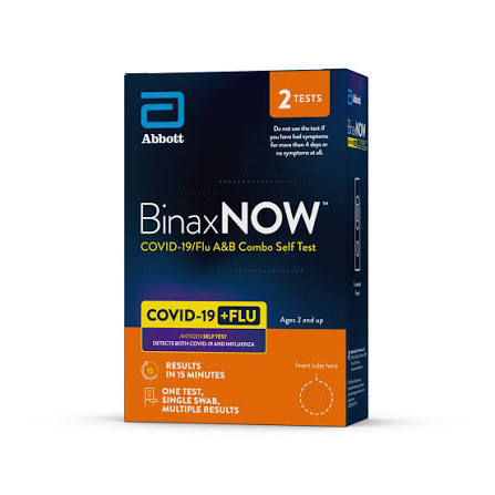 BINAXNOW COVID-19/FLU SELF-TEST KIT 2CT