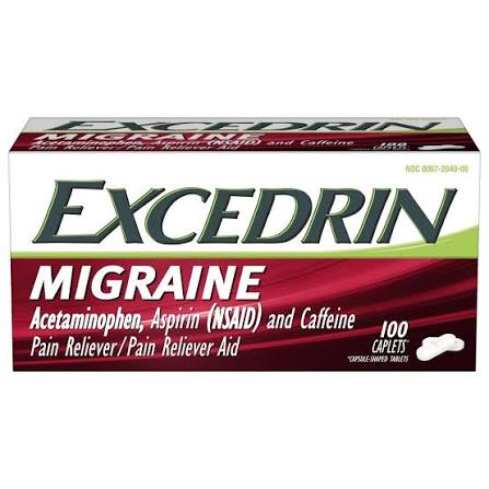 EXCEDRIN MIGRAINE CPL 100CT