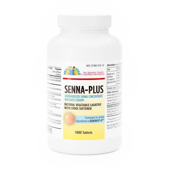 SENNA-DOCUSATE SODIUM TAB 1000 GERI