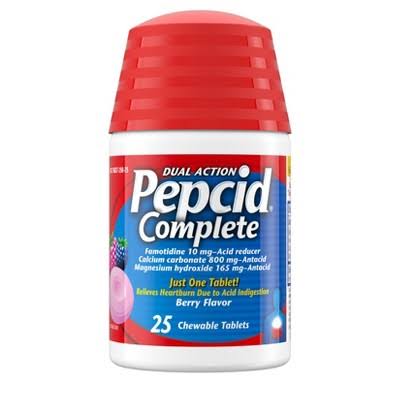 PEPCID COMPLETE BERRY TAB 25