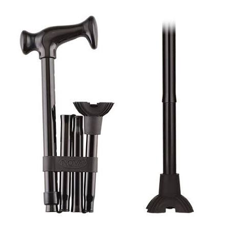 FOLDING CANE QT BLACK QT3010BK