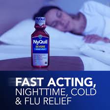NYQUIL SEVERE COLD & FLU BERRY LIQ 12OZ
