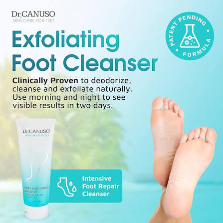 DR CANUSO DAILY FOOT EXFOLTNG CLNSR 4OZ
