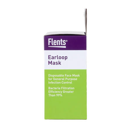 MASK EAR LOOP FLENTS 20CT API