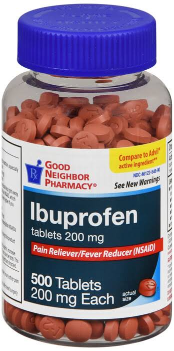 GNP IBUPROFEN 200 MG TAB 500
