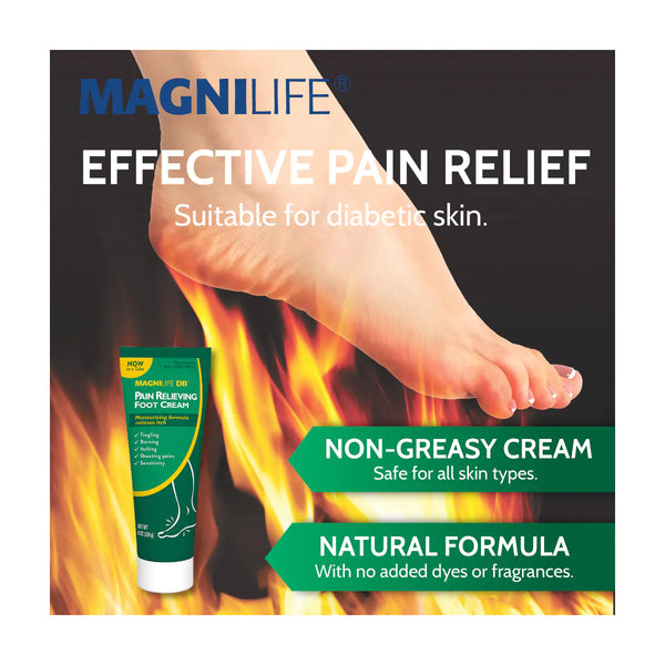 MAGNILIFE DB PAIN RELIEVING FOOT CRM 4OZ