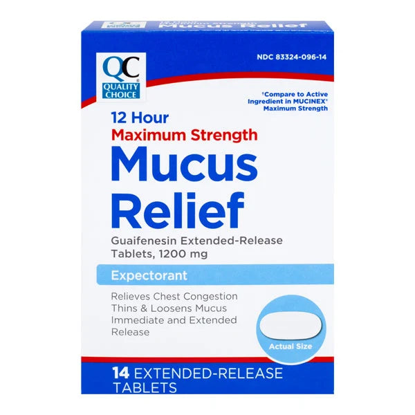 GUAIFENESIN 1200 MG ER TAB 14