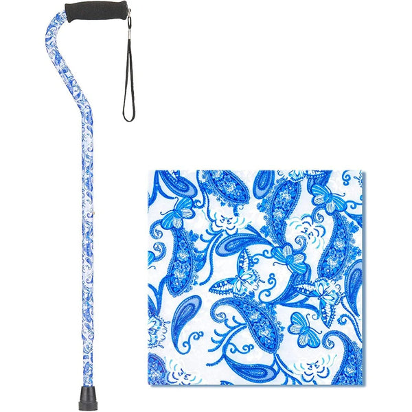 CANE OFFSET BLUE PORCELAIN 1070CH