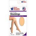 GNP STOCKING WMN KNEE SHR 8-15MMHG BG LG