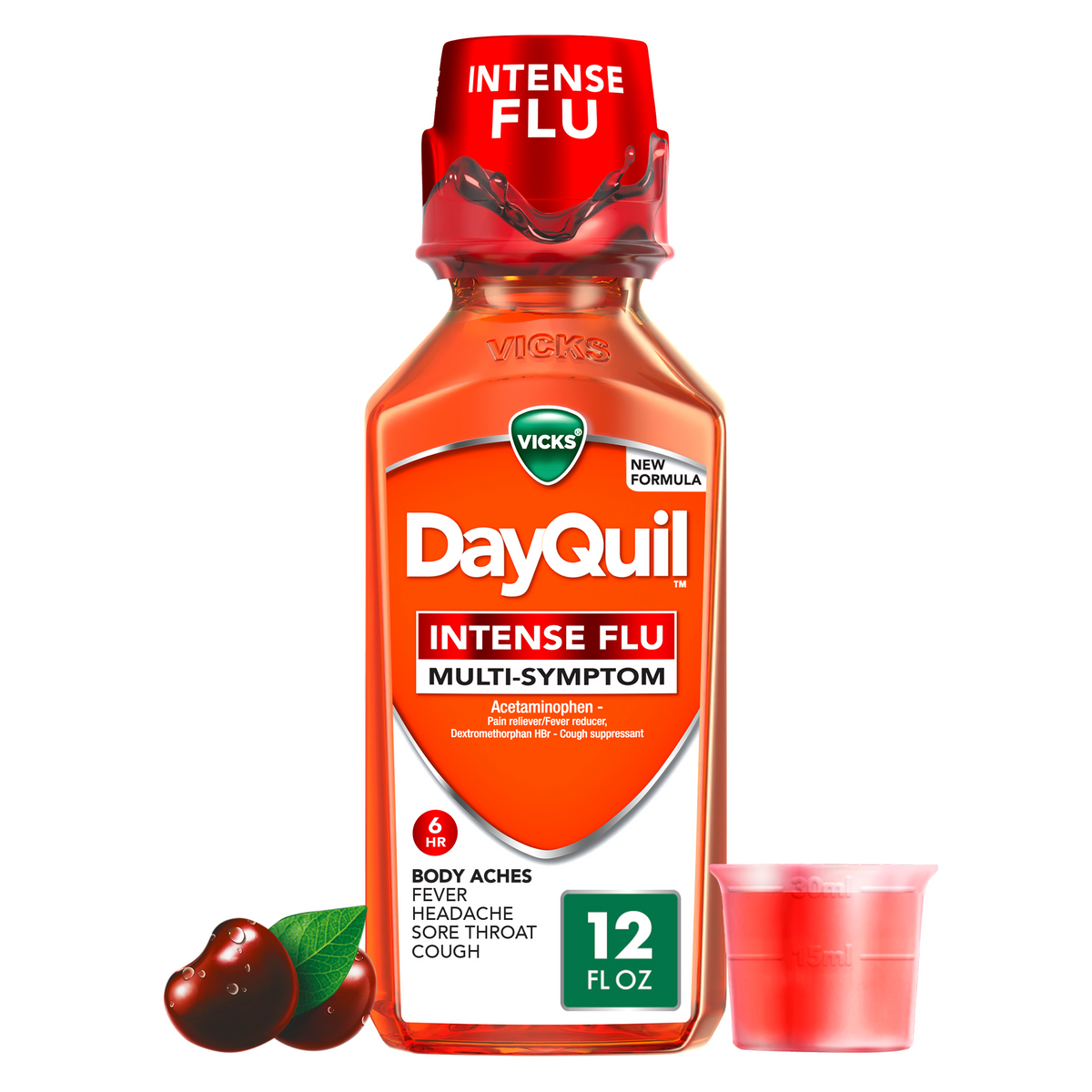 VICKS DAYQUIL INTENSE FLU LIQ 12OZ