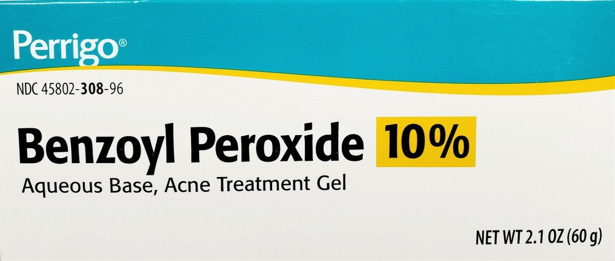 BENZOYL PEROXIDE 10% GEL 60GM PERRIGO