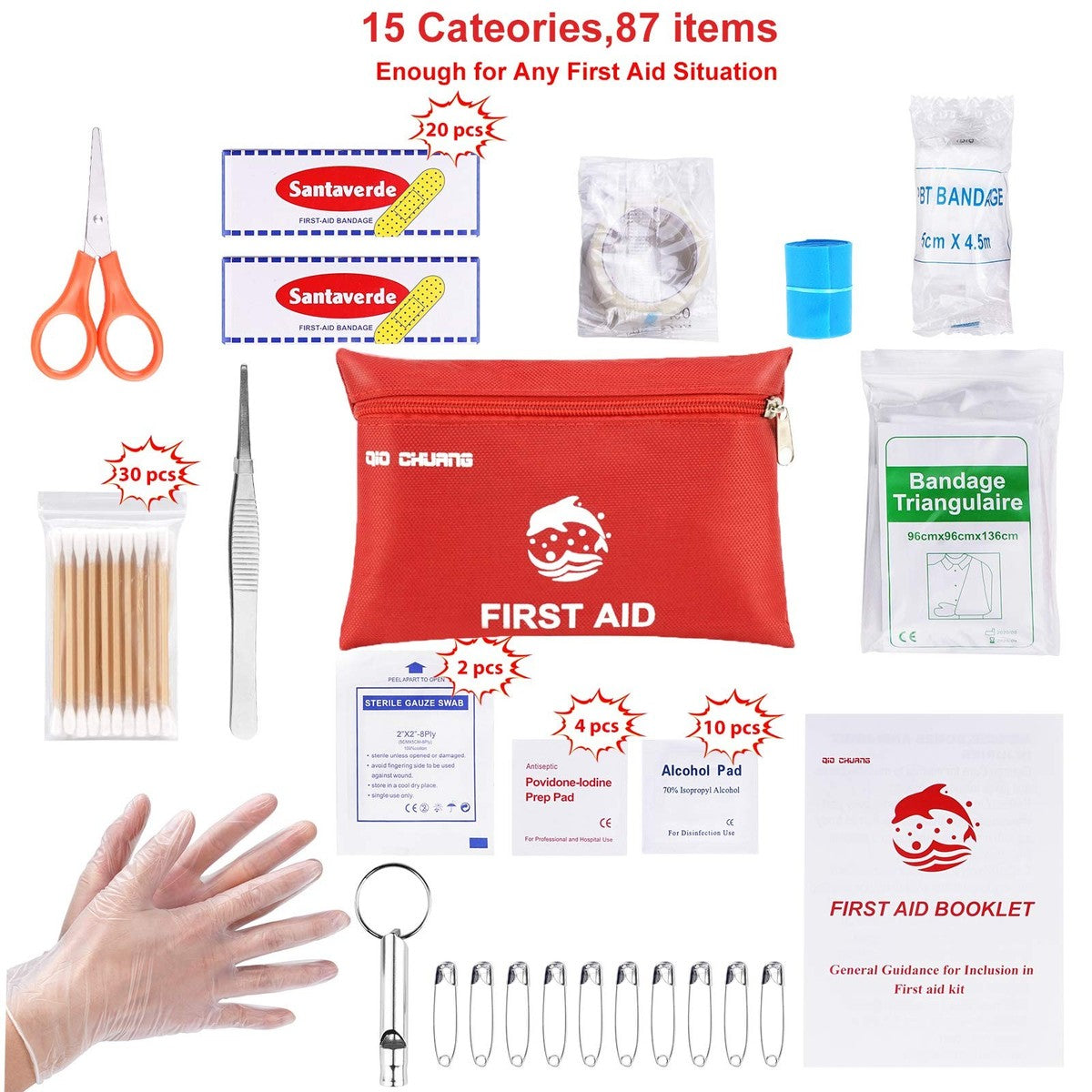 FIRST AID KIT SPORT/TRAVEL TENDER 87