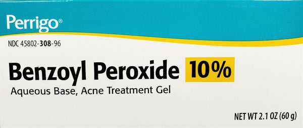 BENZOYL PEROXIDE 10% GEL 60GM PERRIGO