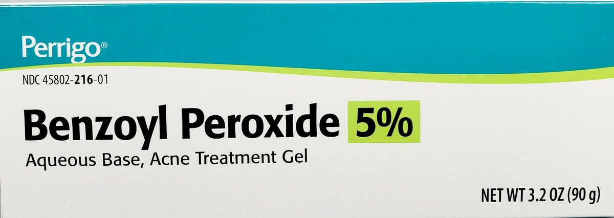 BENZOYL PEROXIDE 5% GEL 90GM PERRIGO
