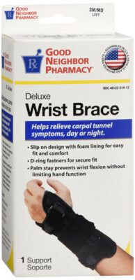GNP WRIST BRACE DELUXE LEFT S/M