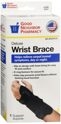 GNP WRIST BRACE DELUXE LEFT L/XL