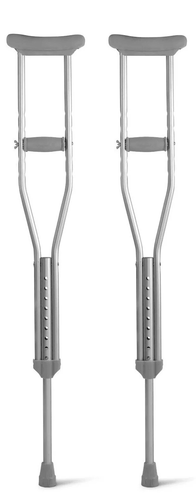 CRUTCH PEDIATRIC P/B ALUM 7203 2