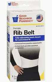 GNP RIB BELT SUPPORT FEMALE WHITE UNIV