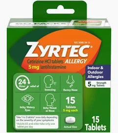 ZYRTEC ALLERGY 5 MG TAB 35