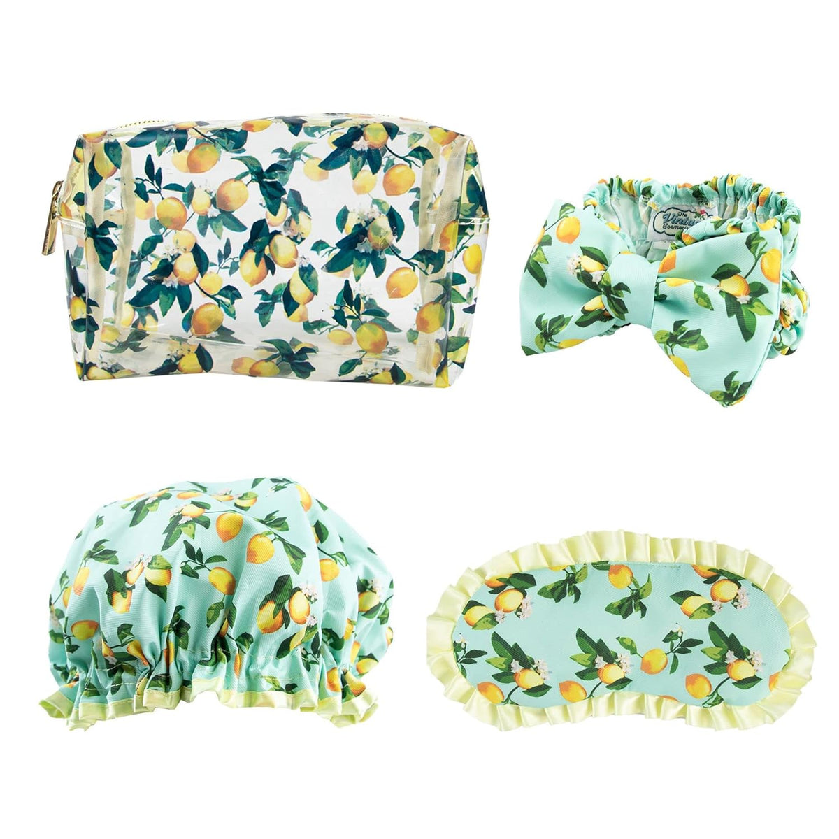 Lemon Print Spa and Sleep Set