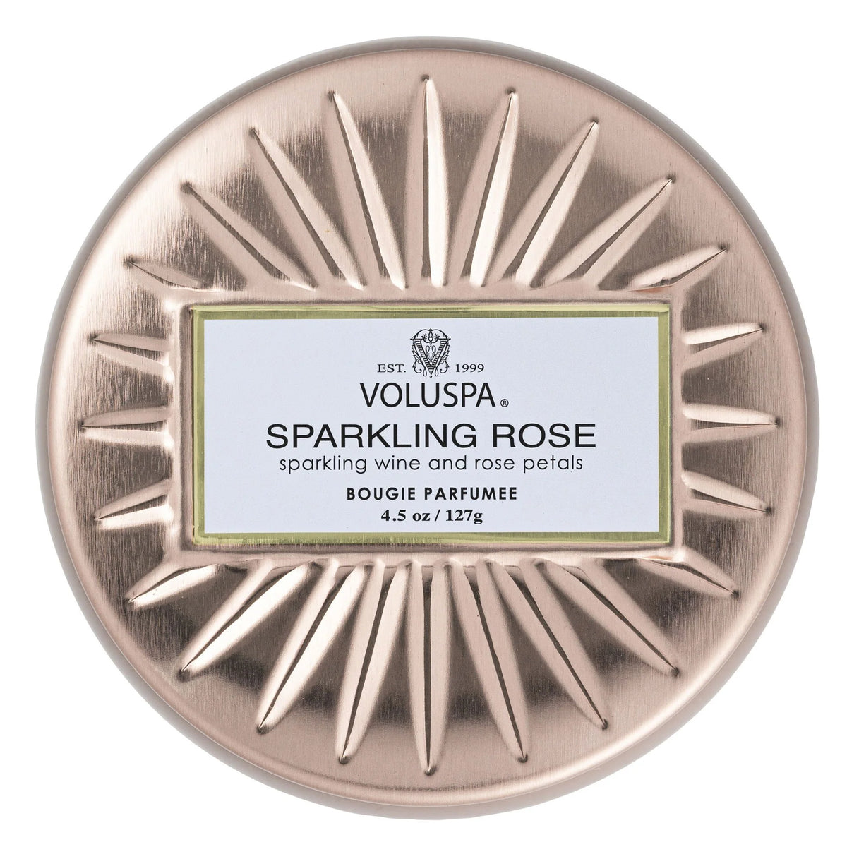 VOLUSPA - Sparkling Rose Mini Tin Candle