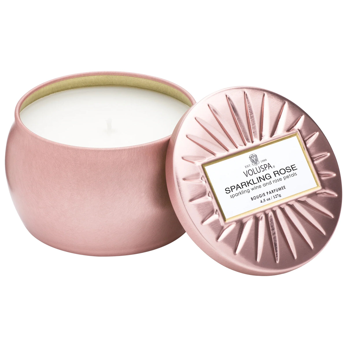 VOLUSPA - Sparkling Rose Mini Tin Candle