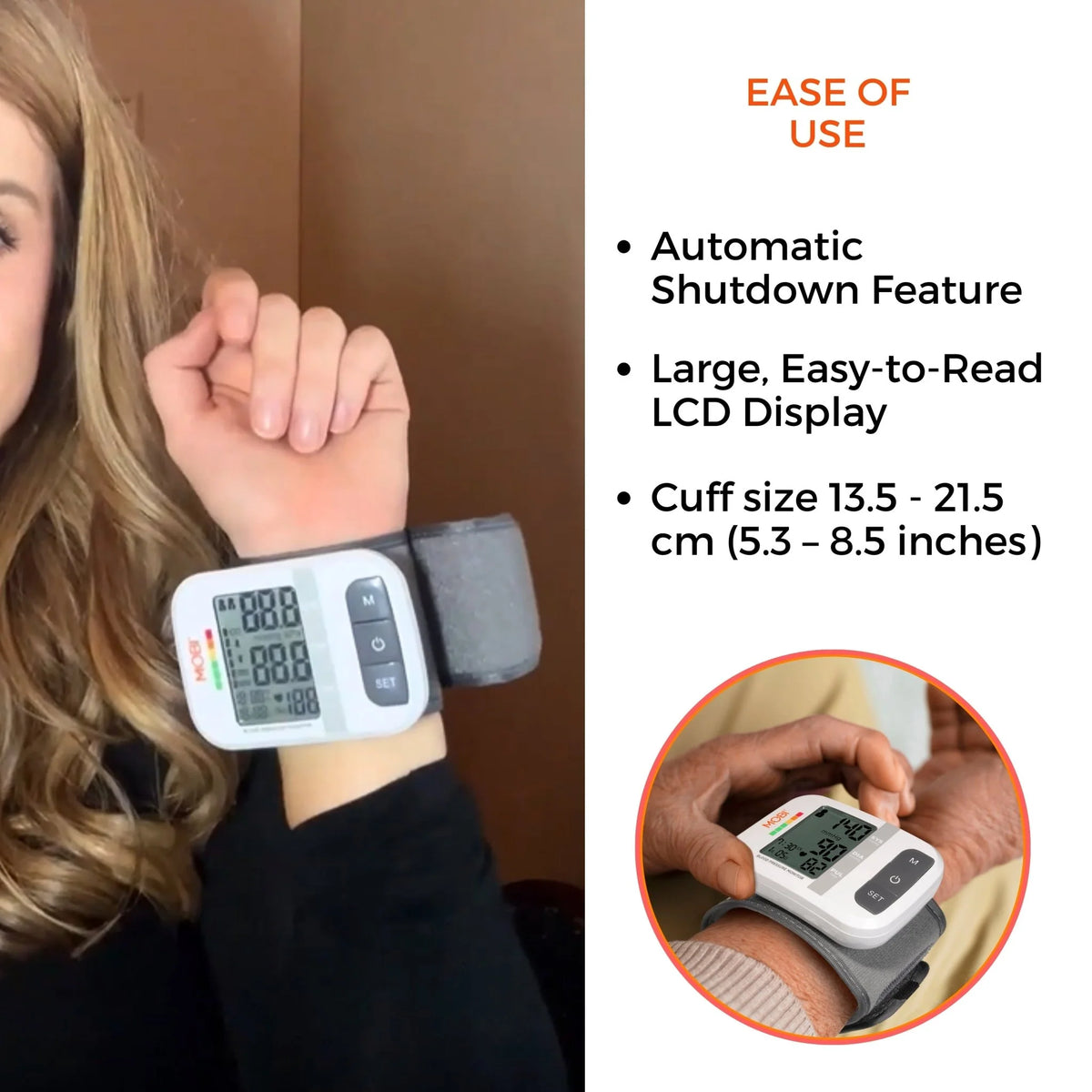 MOBI BLOOD PRESSURE MONITOR WRIST